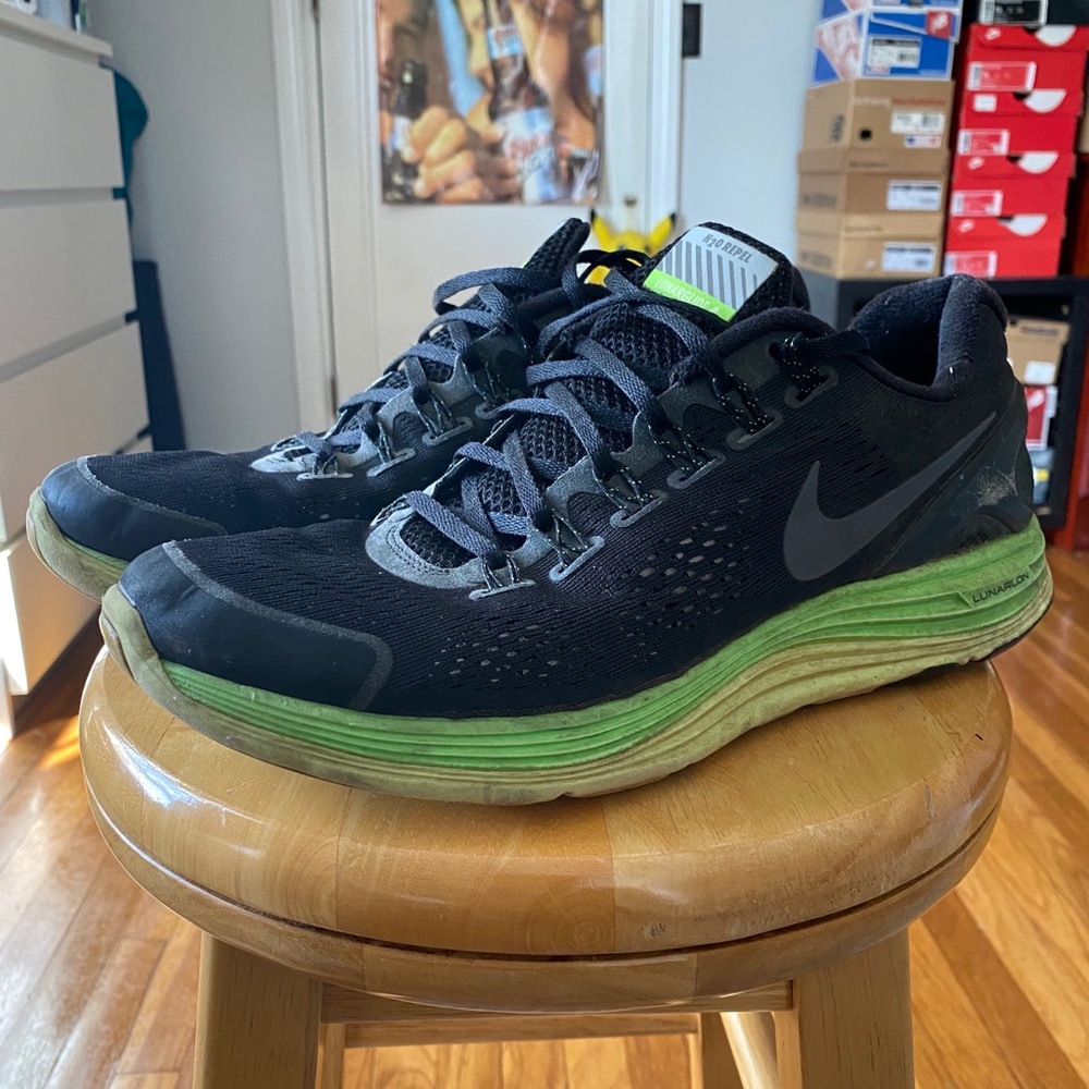 Nike Lunarglide 4 Shield - Size 10 - VERY WORN!